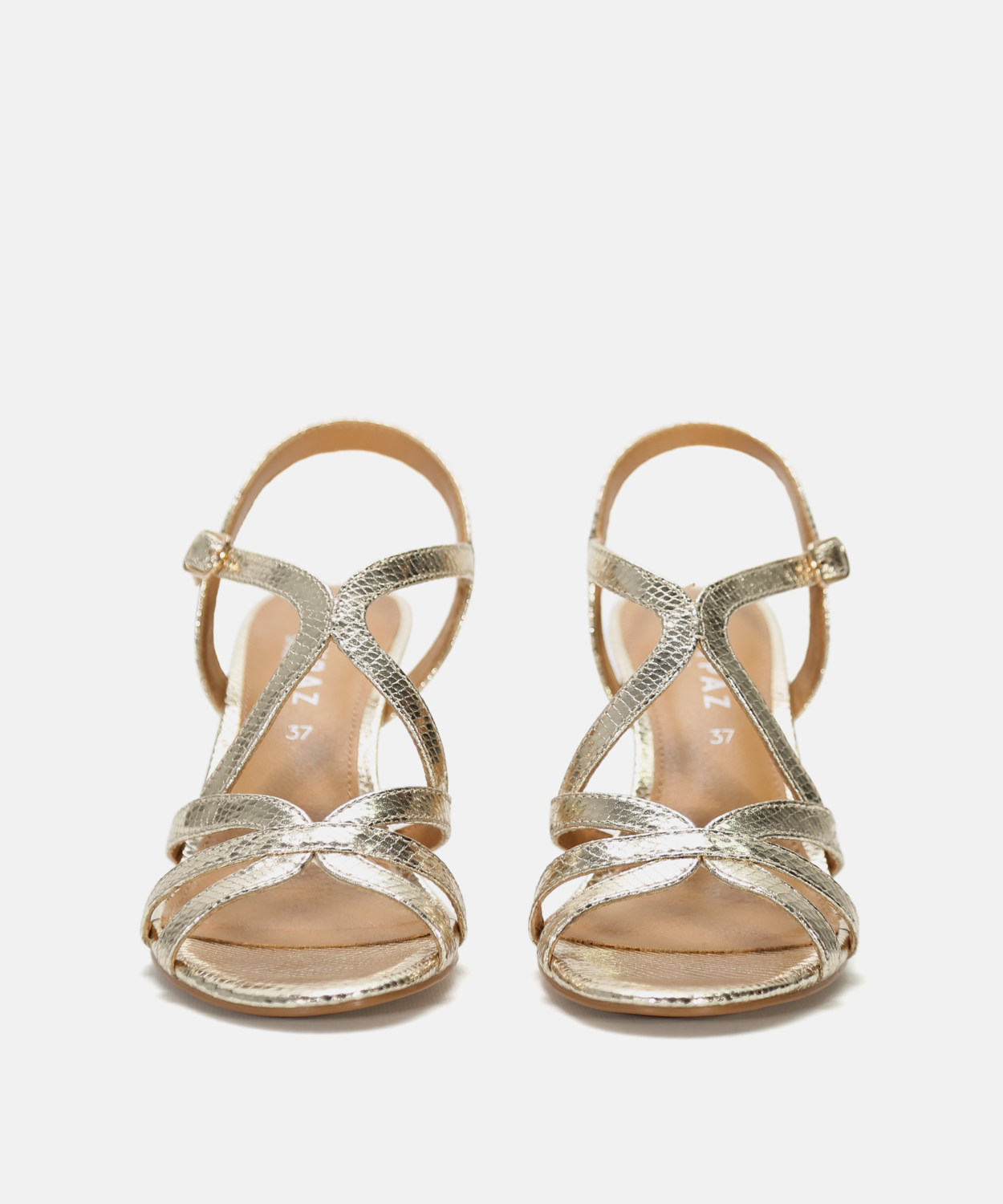 Sand&aacute;lia salto tiras cruzadas image number null